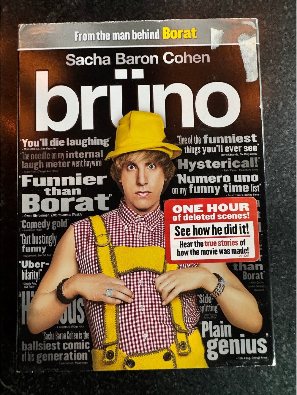 Bruno DVD 2009 – Sacha Baron Cohen - 1 Hour of Deleted Scenes